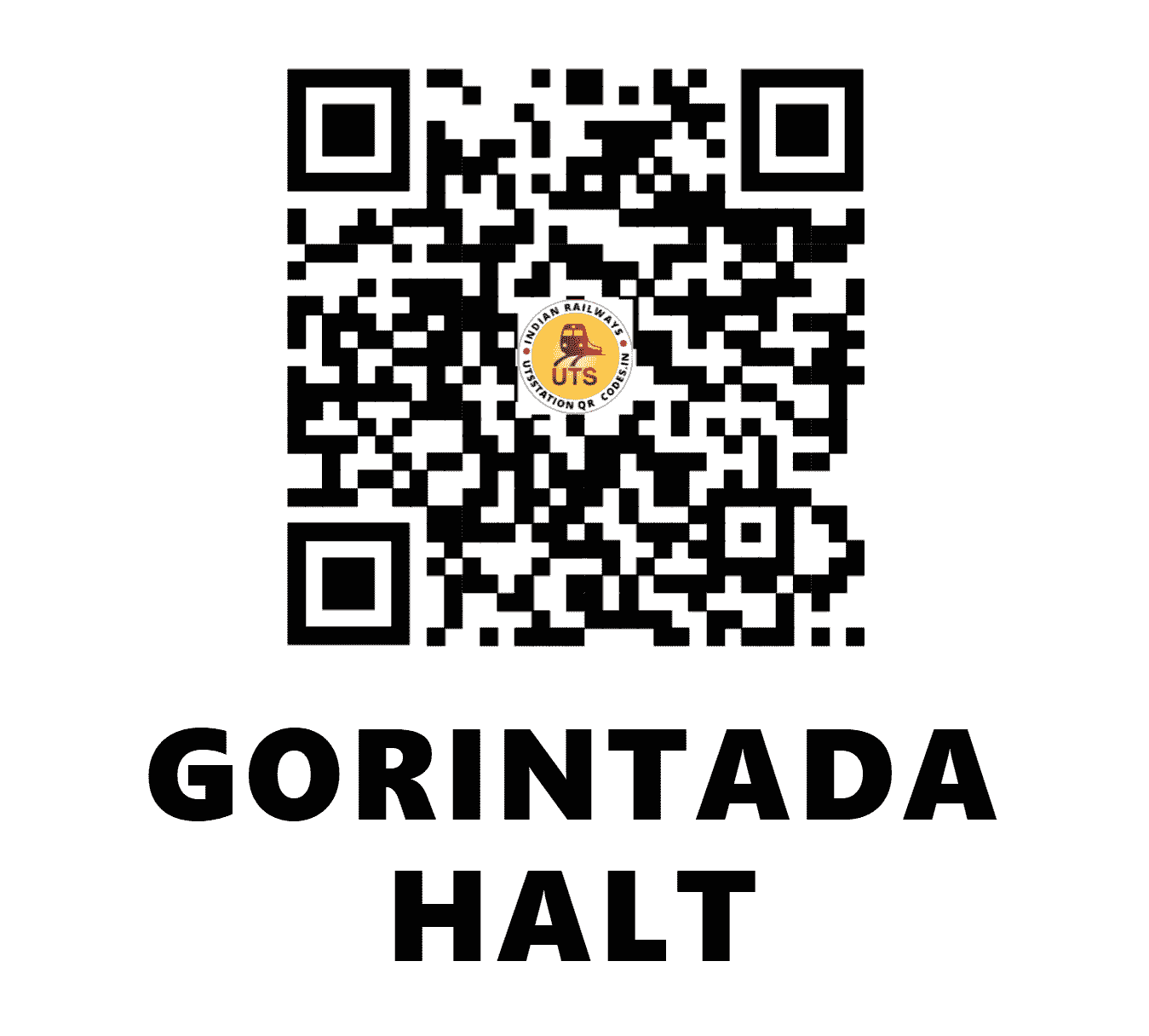 UTS QR Code for GORINTADA HALT - GOTD (SC - ANDHRA PRADESH)